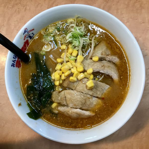「肉揚げ味噌ラーメン¥770」@テンホウ 諏訪インター店の写真