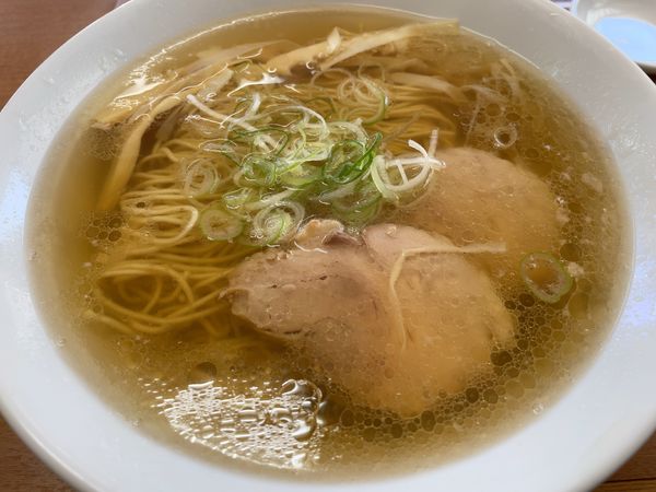 「らぁめん大盛りと餃子」@麺処 暁商店の写真