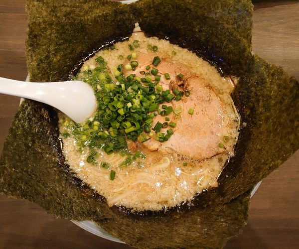 「のりラーメン(800円)」@らーめん にんにくや 小平店の写真