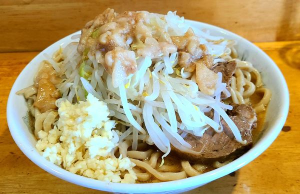 「味噌ラーメン+麺増し×2」@三十郎 下館駅南店の写真