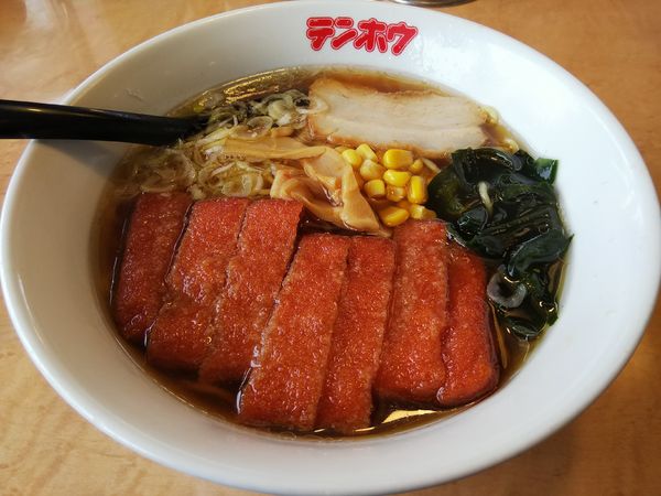 「【限定】赤テン醤油ラーメン」@テンホウ 松本渚店の写真