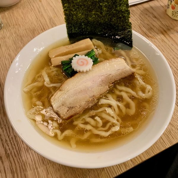 白生姜醤油＋醤油らーめん