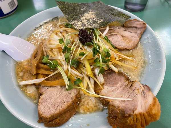 「ネギチャーシュー麺（脂多め）」@ラーメンショップ 藤岡店の写真