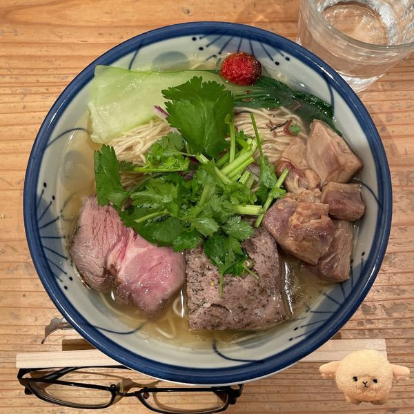 「ひつじそば＋ラムコンフィ」@ひつじそば 人と羊の写真