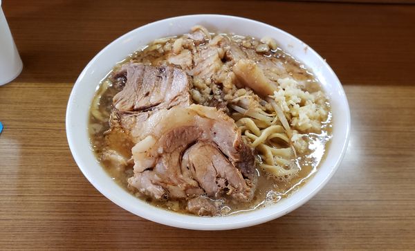 「豚ラーメン(ラーメンの豚マシ)￥1,010」@夢を語れ 新潟の写真