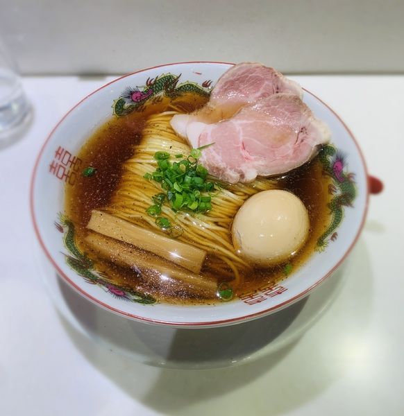 「昔ながらの中華そば味玉（¥900）」@鯛塩そば 灯花 アトレ上野店の写真