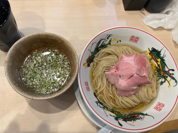 「鰹昆布出水つけめん 450円(クーポン)」@つけめん金龍の写真