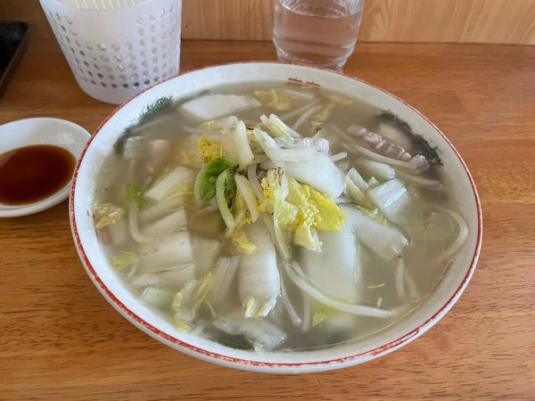 「タンメン + 餃子」@香 東中神店の写真