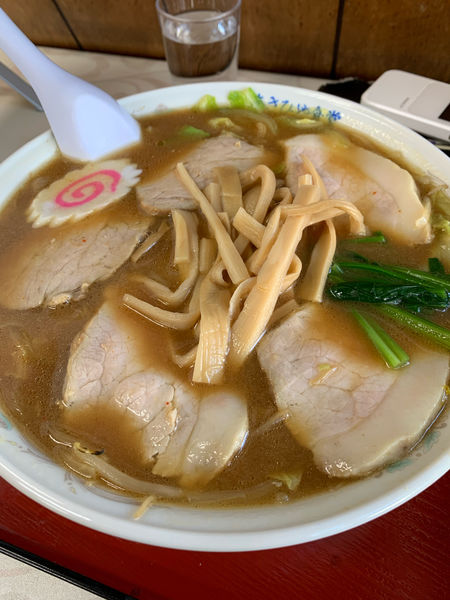 「みそチャーシューメン」@あさひや食堂の写真