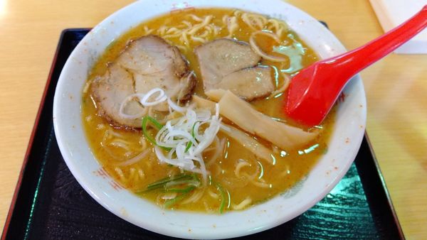 「みそラーメン野菜なし800円」@よし乃 道の駅店の写真