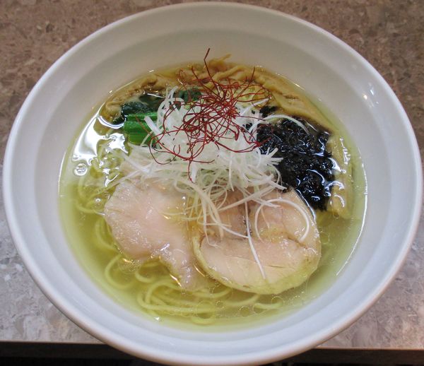 「鶏出汁らぁ麺　塩　850円」@桜台らぁ麺 美志満の写真