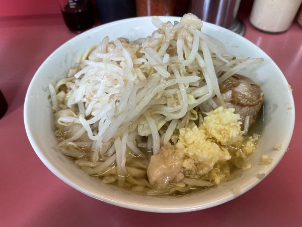 「少なめ、ニンニクアブラ」@ラーメン二郎 小岩店の写真