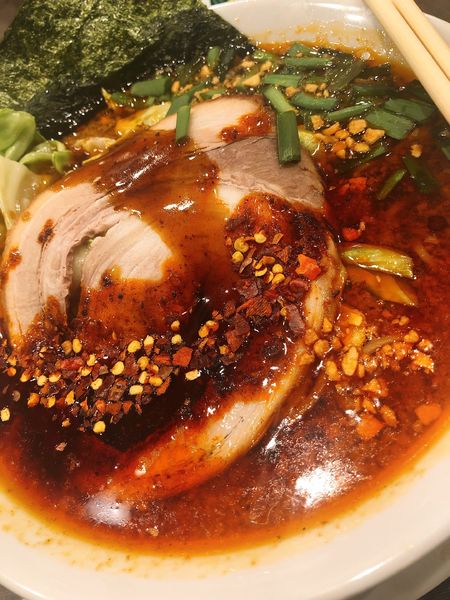 「辛きゃべとん」@きゃべとんラーメン 横浜青葉台店の写真