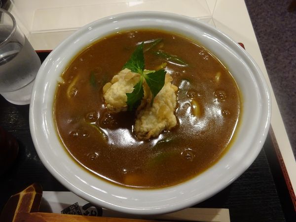 「かきカレーうどん」@英多朗の写真