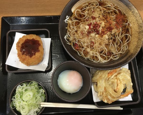 「朝そば(370¥)」@ゆで太郎 成東店の写真