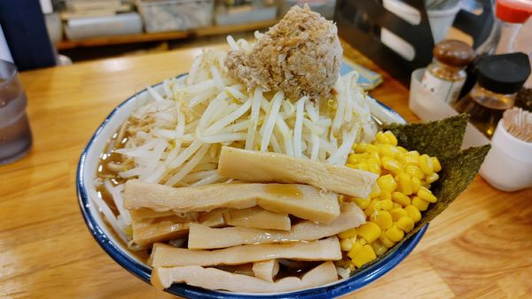 「味噌らーめん特盛６００ｇ・もやし・極太メンマ　￥１２００」@味噌好き！みそごろうの写真