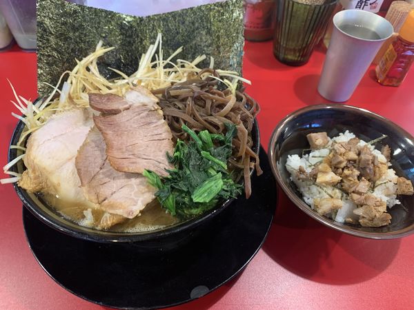 「白ネギラーメン」@家系ラーメン 王道 神道家の写真