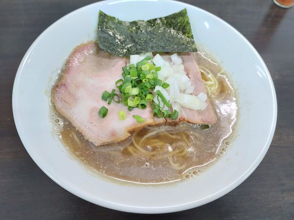 「三段仕込みの煮干そば」@三和 中華ソバ店の写真