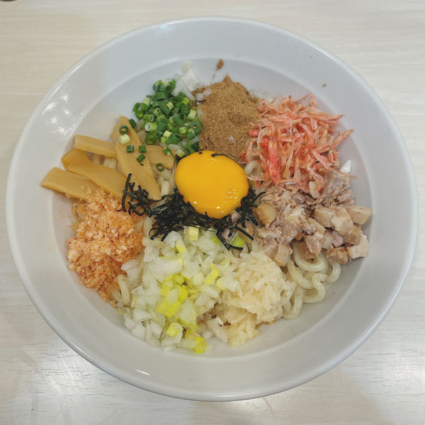 「海老まぜそば」@EBIKURA 渋谷店の写真