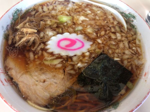 「薬味ラーメン750円」@味幸の写真
