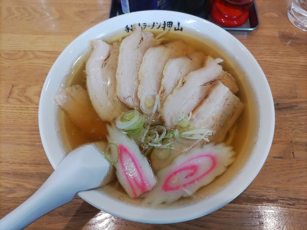 「チャーシューメン　ﾒﾝﾏ抜き」@佐野青竹手打ちラーメン 押山の写真