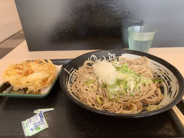 「朝そば（鬼おろし）370円」@ゆで太郎 馬橋店の写真