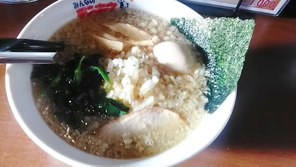 「にぼ玉+きざみ玉ねぎ増量」@テンホウ 南宮店の写真