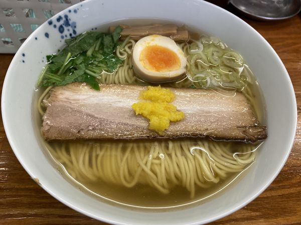 「和風柚子柳麺 760円」@麺屋ひょっとこの写真