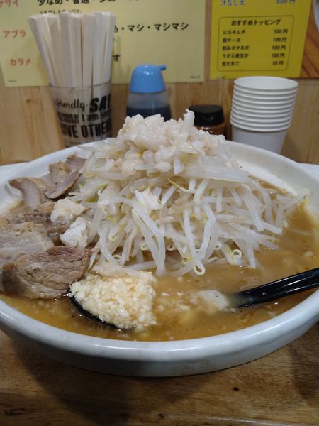 「大ぶた」@ラーメンだるまや 福大前店の写真