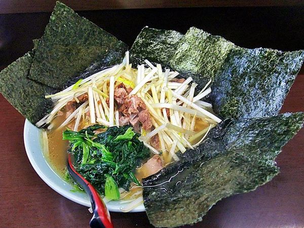 「ネギラーメン 海苔増」@ラーメンショップ 二ツ橋店の写真