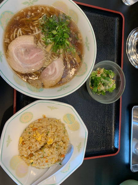 「半ちゃん尾道ラーメンセット 880円」@一龍の写真