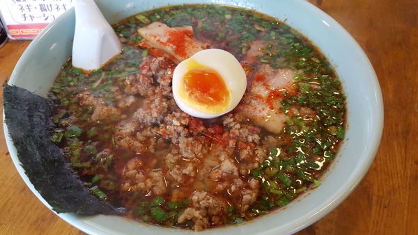 「辛口スタミナラーメン 750円」@佐野ラーメン たかのの写真