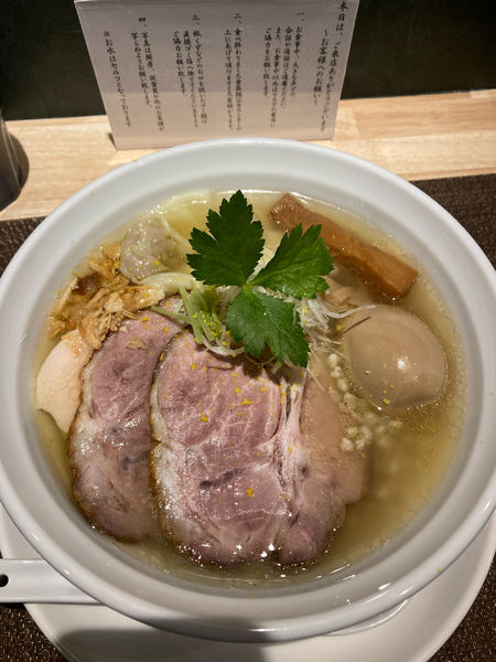 「特製塩ラーメン」@麦処 八と丁の写真