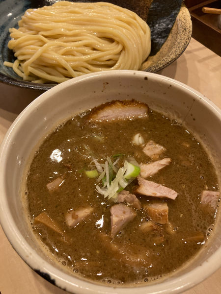 「つけ麺、ほぐし肉」@つけ麺 大武の写真