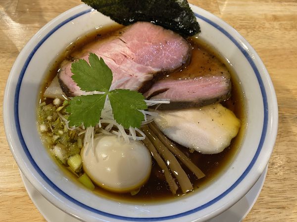 「特製中華そば醤油 1250円」@手打式超多加水麺 ののくらの写真