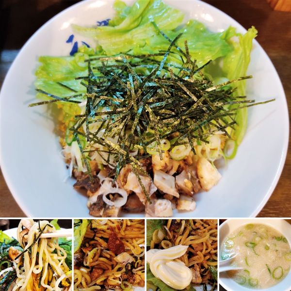 「油そば　750円」@蔵前元楽 総本店の写真