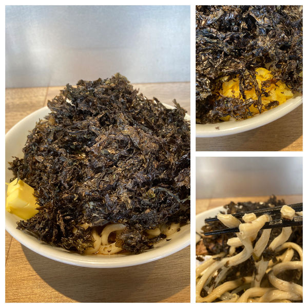 「限定　潮ラーメン少なめ　バター、岩海苔」@MEN YARD FIGHTの写真