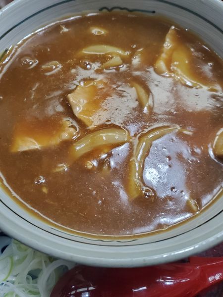 「カレー南蛮そば950円」@更科丸屋の写真