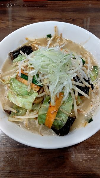 「鶏白湯タンメン　880円」@なかじゅう亭 高崎上豊岡店の写真