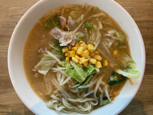 「白味噌タンメン 800円」@あずま食堂の写真