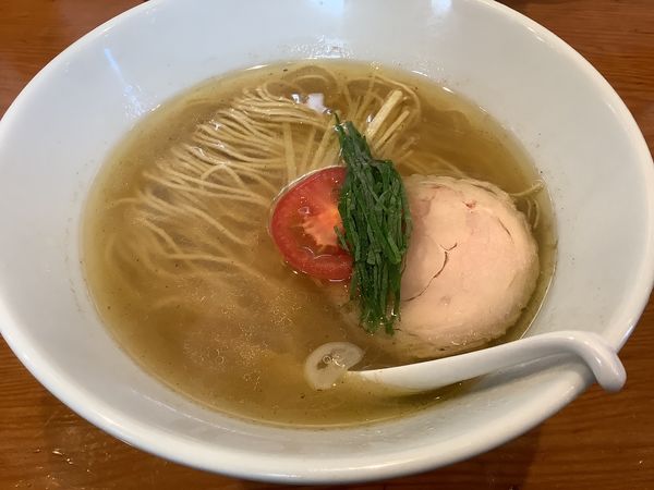 「白そば　800円」@麺屋 ブルーズの写真
