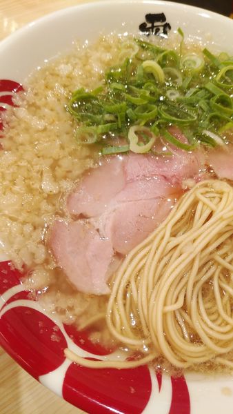 「背脂醤油ラーメン」@博多 雷龍の写真