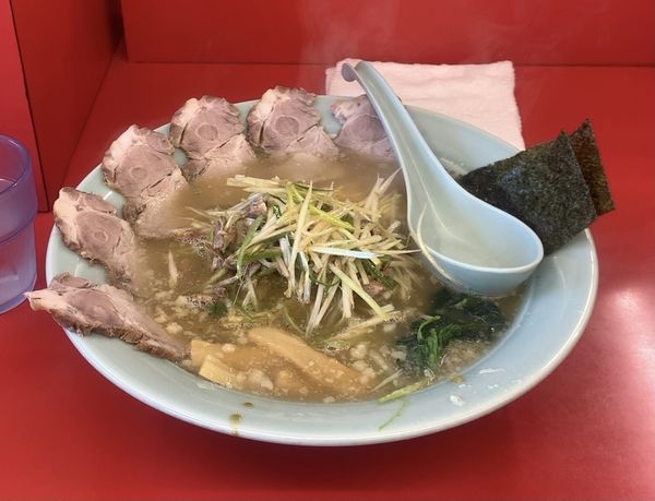 「ネギチャーシューメン」@ラーメンショップ椿 酒々井SP前店の写真