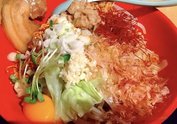 「まぜそば大盛り【300g】」@まぜそば専門店 泣きむし王子の写真