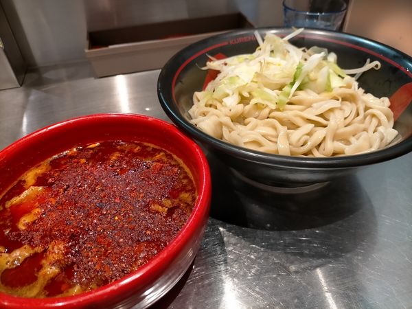 「鬼紅つけ麺1000円」@麺創研 紅 府中の写真