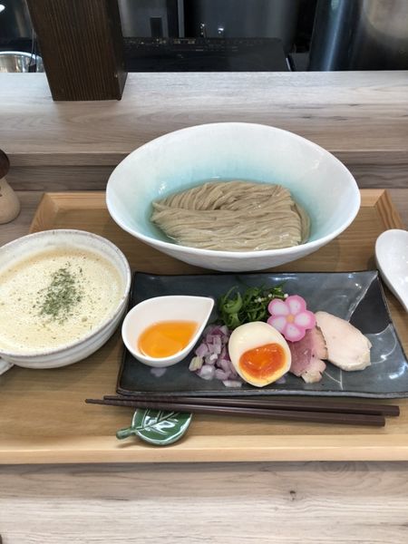 「トマト昆布水のえびつけそば」@えびそば 緋彩の写真