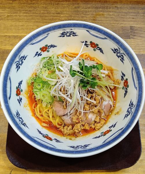 「汁なしタンタンまぜソバ 850円」@麺屋 かりん亭の写真