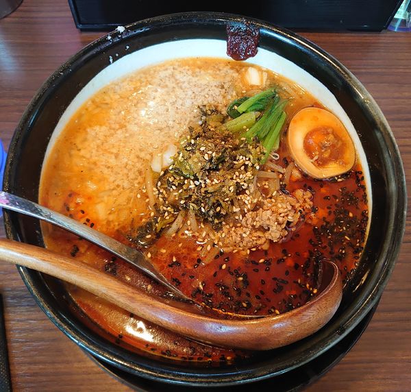 「胡麻味噌担々麺(940円)」@味噌ラーメン専門店 日月堂 ビーンズ戸田店の写真