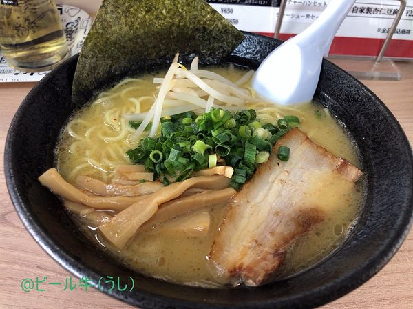 「濃厚鶏しお(910円)」@鶏白湯らーめん 与一の写真