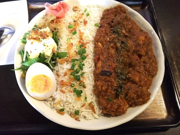 「パイカとサメ節のトマトカリィ　800円」@煮干結社 弘前店の写真